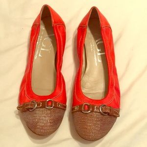 Attilio Giusti Leombruni (AGL) Orange Flats
